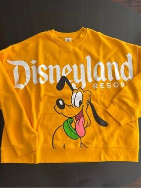 Disneyland Resort Pluto Graphic Crewneck Sweater